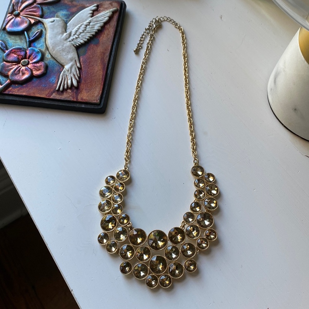 Gold Costume Jersey Necklace
